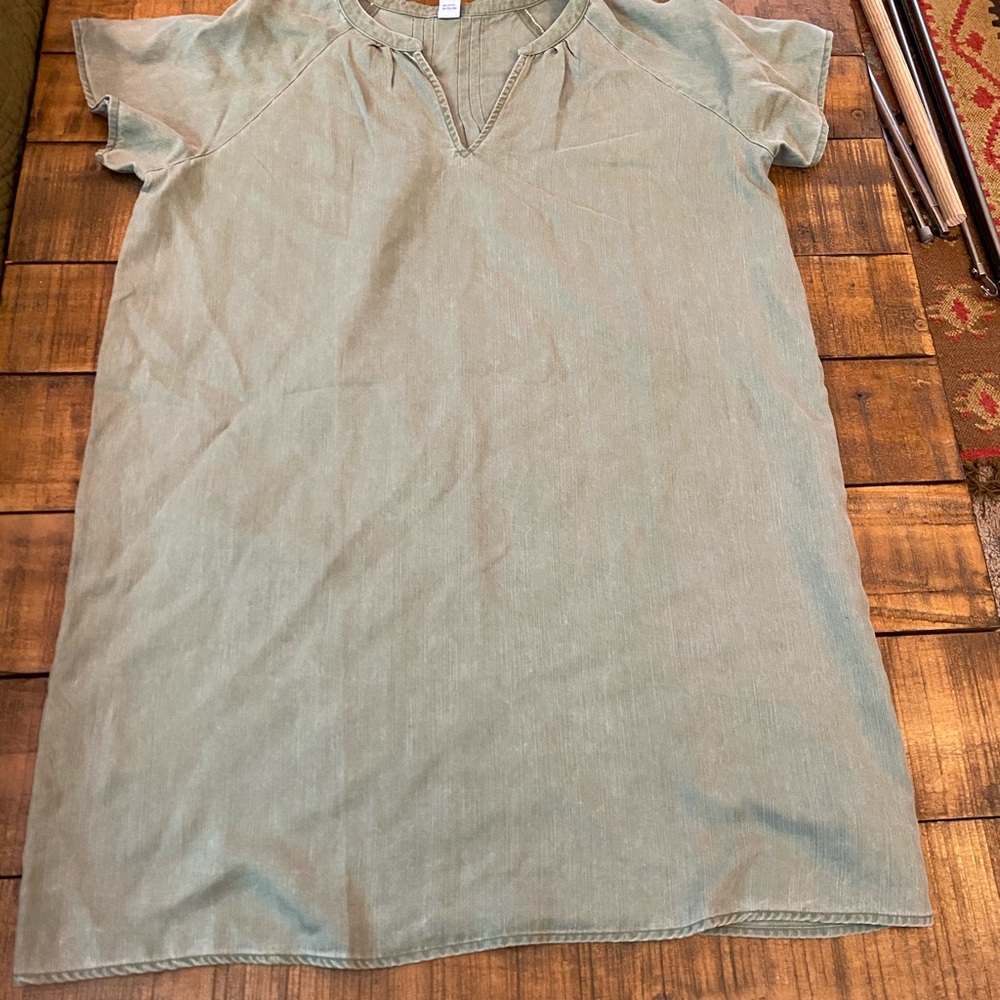 Green  shirt dress- BNWT-